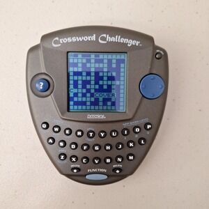 Vintage RADICA CROSSWORD CHALLENGER HANDHELD GAME - BATTERY OPERATED **Tested**